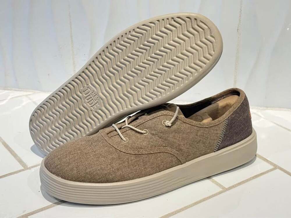 🔥NEW🔥”Conway Craft Linen” HEY DUDE | tan / brown | MEN’S SIZE: 13